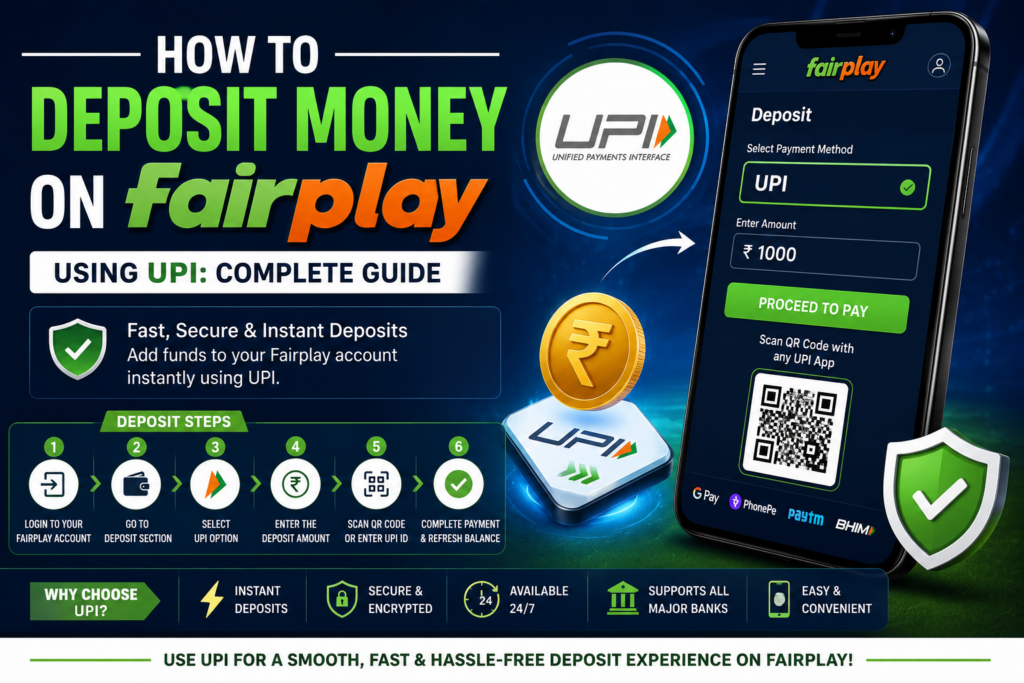 How to Deposit Money on Fairplay Using UPI: Complete Guide