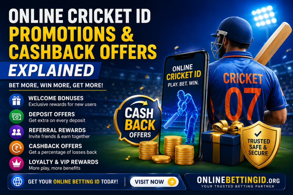 Online Cricket ID Promotions & Cashback Offers Explained